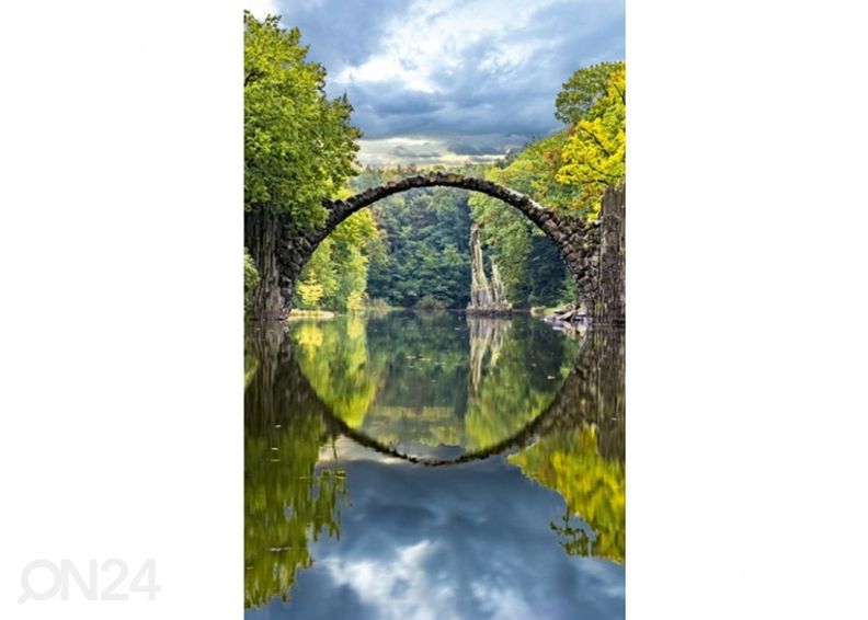 Non-woven kuvatapetti Arch bridge 375x250 cm kuvasuurennos