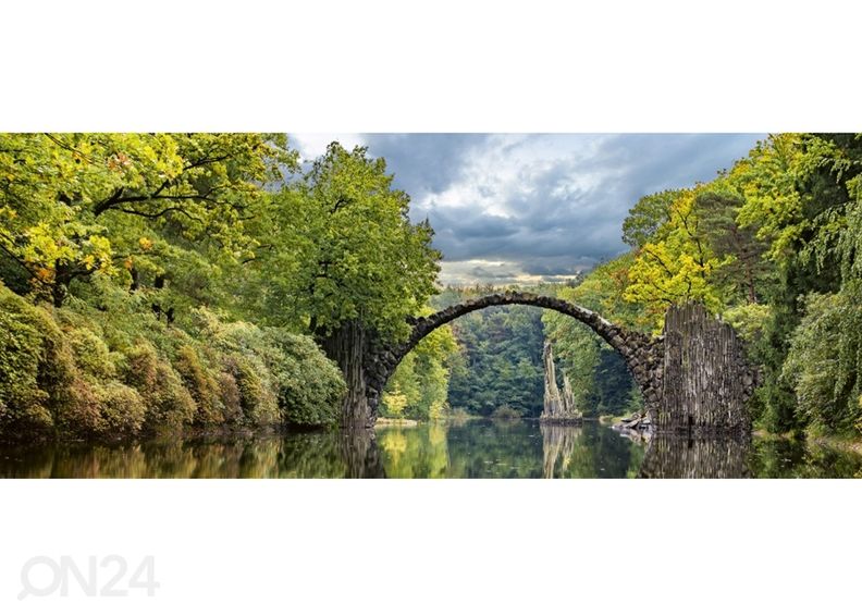 Non-woven kuvatapetti Arch bridge 375x250 cm kuvasuurennos