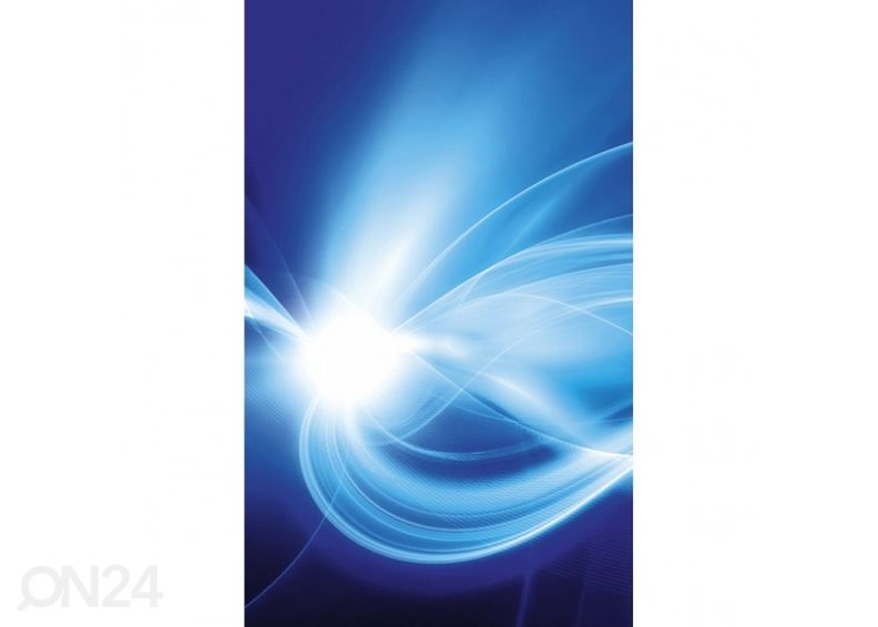 Non-woven kuvatapetti Blue abstract 375x150 cm kuvasuurennos