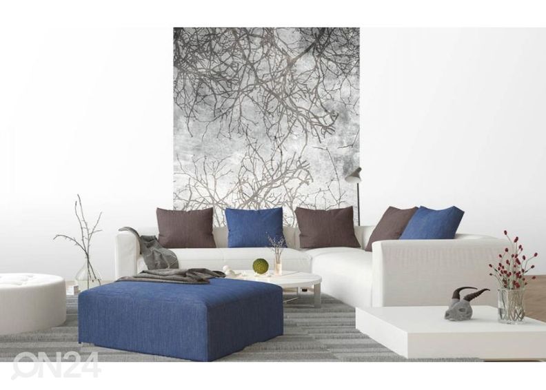 Non-woven kuvatapetti Branch Abstract 150x250 cm kuvasuurennos