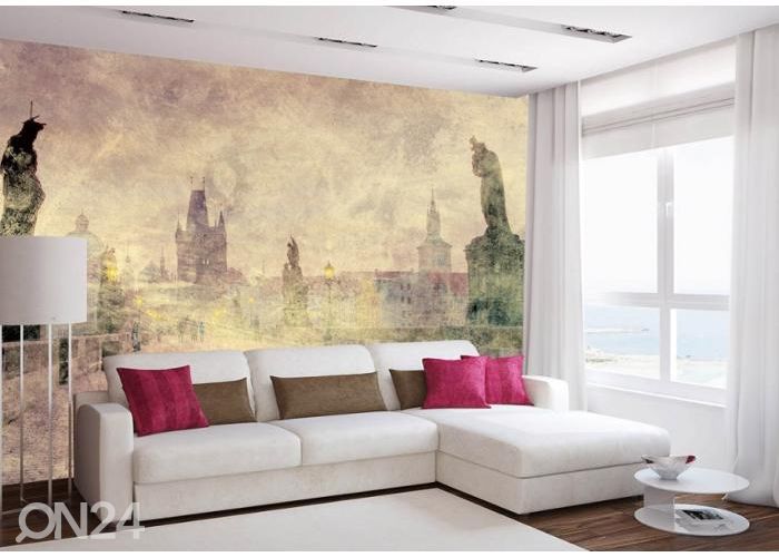 Non-woven kuvatapetti Charles Bridge Abstract I 225x250 cm kuvasuurennos