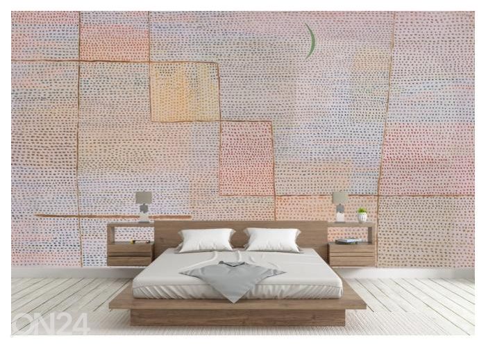Non-woven kuvatapetti Clarification by Paul Klee 368x254 cm kuvasuurennos