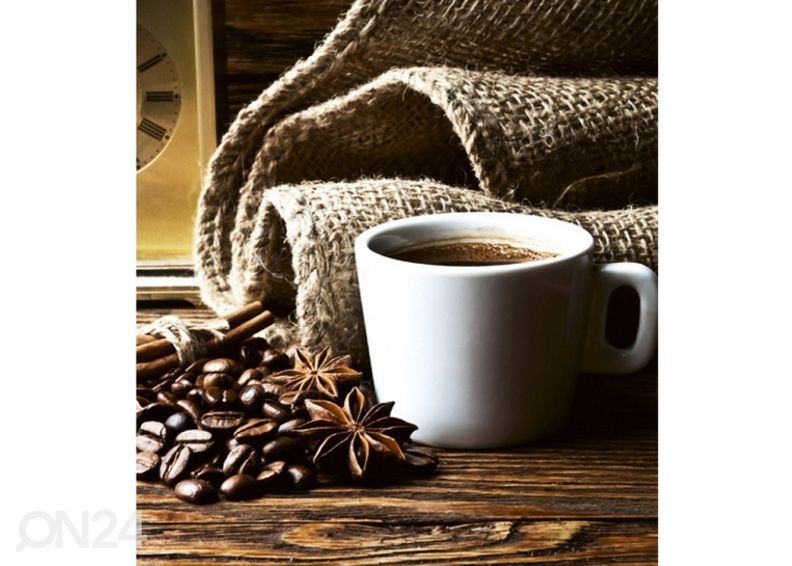 Non-woven kuvatapetti Cup of coffee 150x250 cm kuvasuurennos