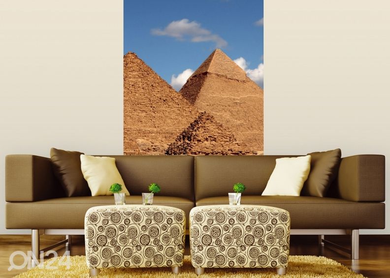 Non-woven kuvatapetti Egypt pyramid 150x250 cm kuvasuurennos