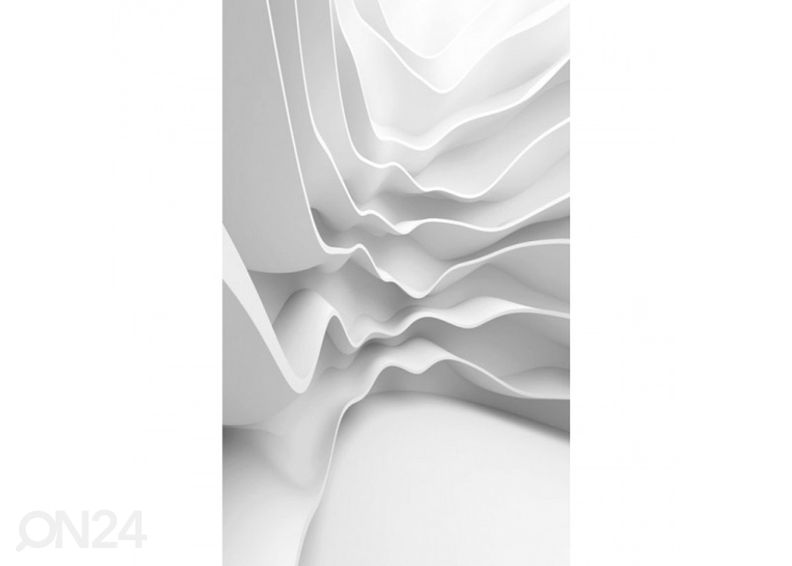 Non-woven kuvatapetti Futuristic wave 150x250 cm kuvasuurennos