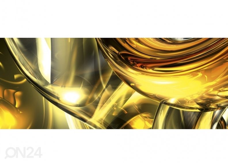 Non-woven kuvatapetti Golden wires 150x250 cm kuvasuurennos