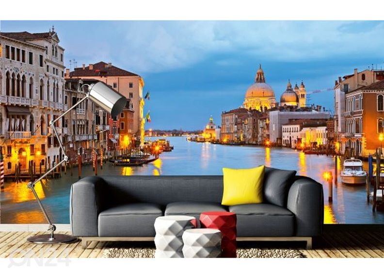 Non-woven kuvatapetti Grand canal 225x250 cm kuvasuurennos
