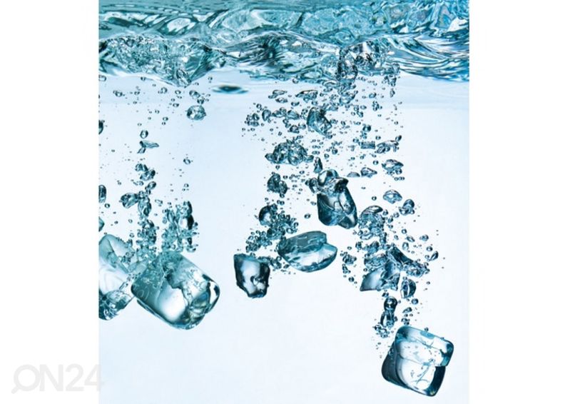 Non-woven kuvatapetti Ice cubes 225x250 cm kuvasuurennos