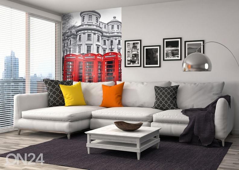 Non-woven kuvatapetti London 150x250 cm kuvasuurennos