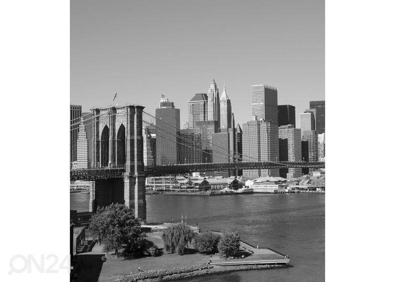 Non-woven kuvatapetti Manhattan gray 225x250 cm kuvasuurennos