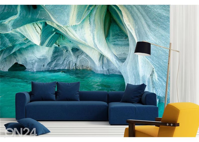 Non-woven kuvatapetti Marble Cave kuvasuurennos