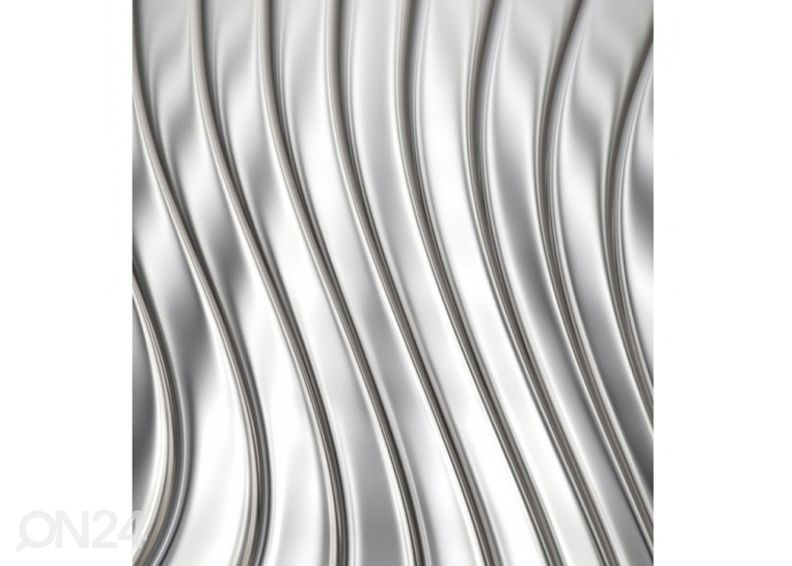 Non-woven kuvatapetti Metal strips 225x250 cm kuvasuurennos