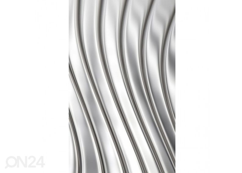 Non-woven kuvatapetti Metal strips 225x250 cm kuvasuurennos