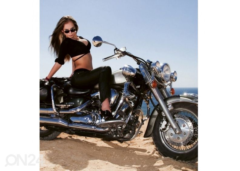 Non-woven kuvatapetti Motorcycle 375x250 cm kuvasuurennos