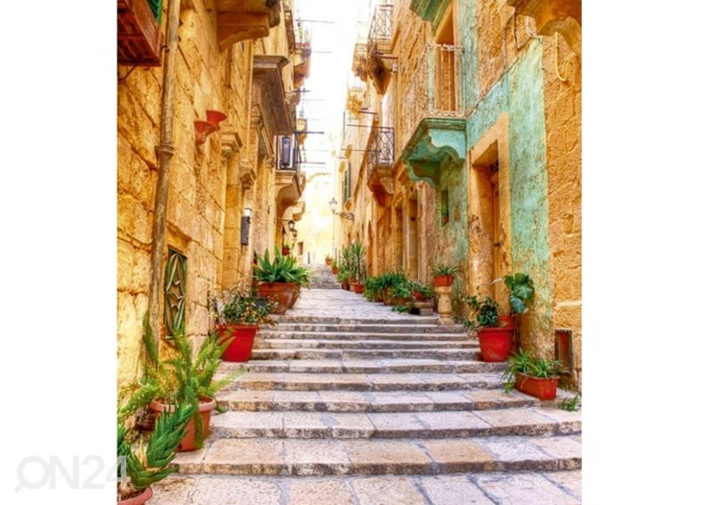 Non-woven kuvatapetti Narrow street 150x250 cm kuvasuurennos