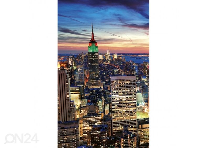 Non-woven kuvatapetti Ny skyscrapers 375x250 cm kuvasuurennos