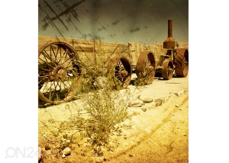 Non-woven kuvatapetti Old wagon 225x250 cm kuvasuurennos