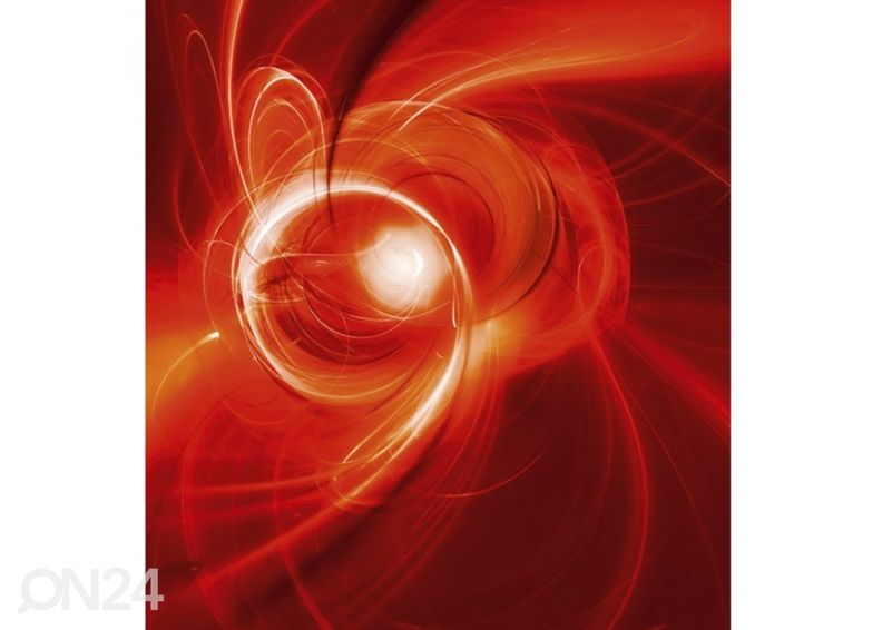 Non-woven kuvatapetti Red abstract 225x250 cm kuvasuurennos
