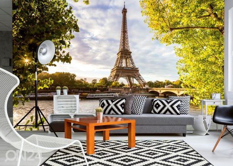 Non-woven kuvatapetti Seine in paris 150x250 cm kuvasuurennos