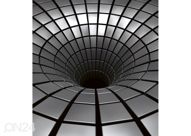 Non-woven kuvatapetti Silver hole 150x250 cm kuvasuurennos