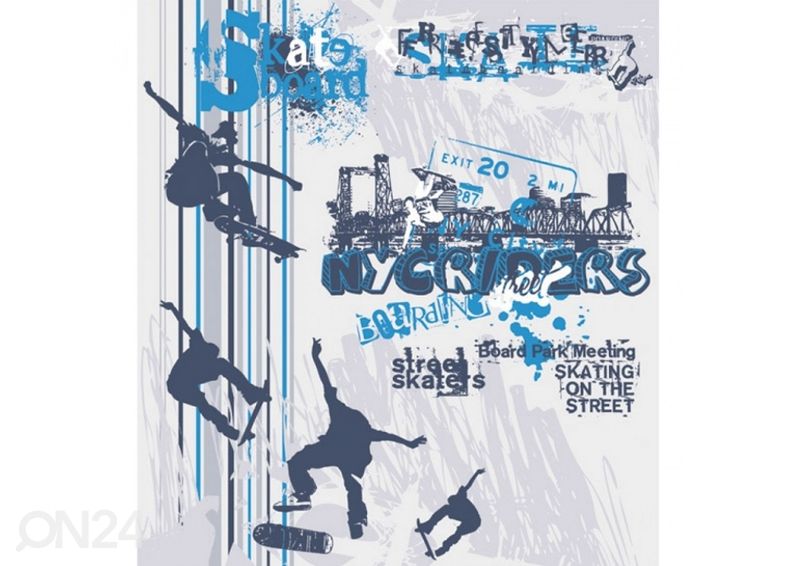 Non-woven kuvatapetti Skate 150x250 cm kuvasuurennos