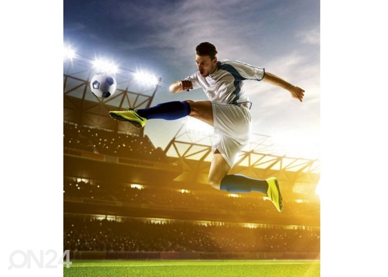 Non-woven kuvatapetti Soccer player 150x250 cm kuvasuurennos