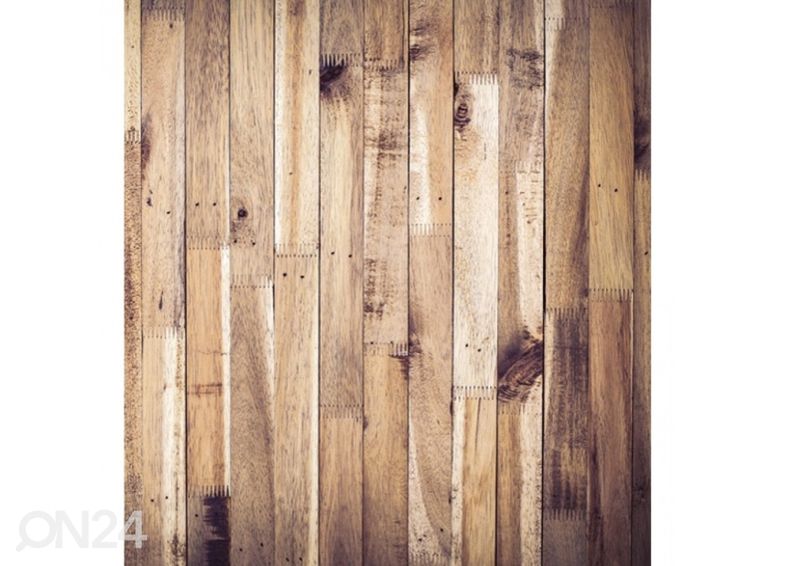 Non-woven kuvatapetti Timber wall 375x150 cm kuvasuurennos