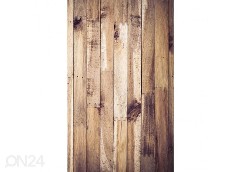 Non-woven kuvatapetti Timber wall 375x150 cm kuvasuurennos