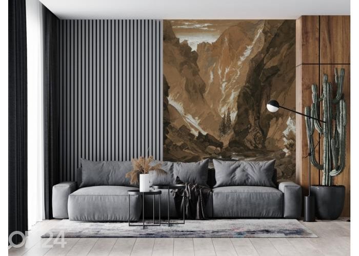 Non-woven kuvatapetti Toltec Gorge Colorado by Thomas Moran 184x254 cm kuvasuurennos