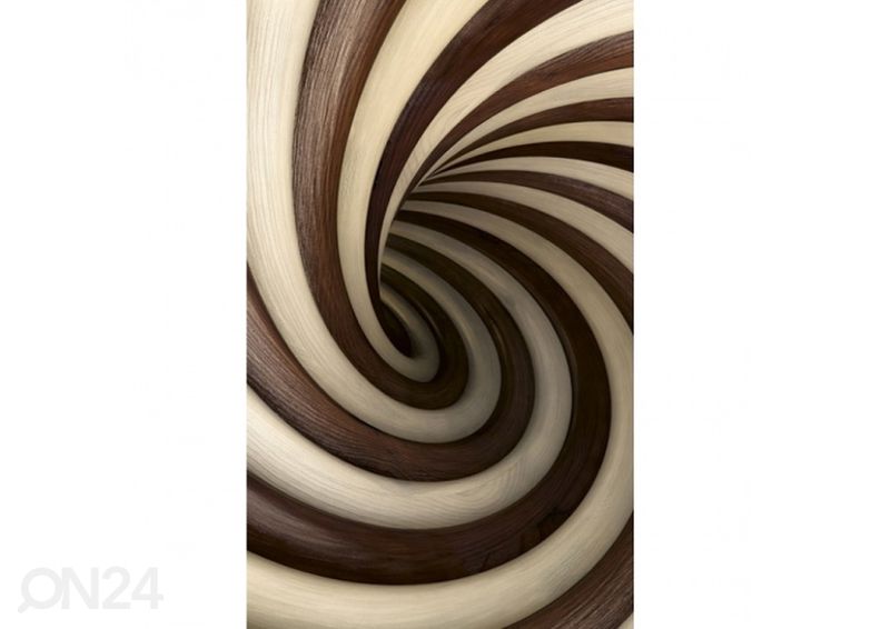Non-woven kuvatapetti Twisted tunel 375x250 cm kuvasuurennos