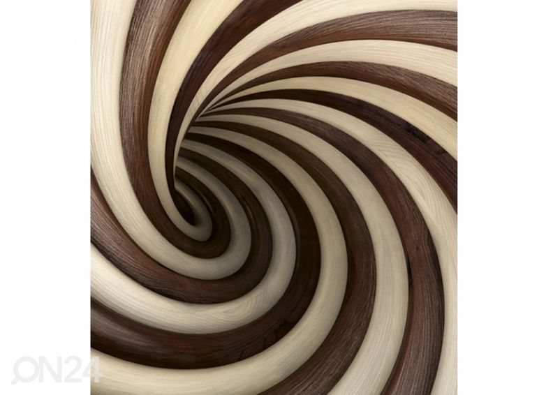 Non-woven kuvatapetti Twisted tunnel 150x250 cm kuvasuurennos