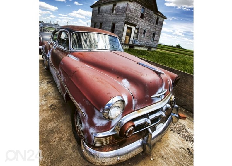 Non-woven kuvatapetti Veteran car 150x250 cm kuvasuurennos