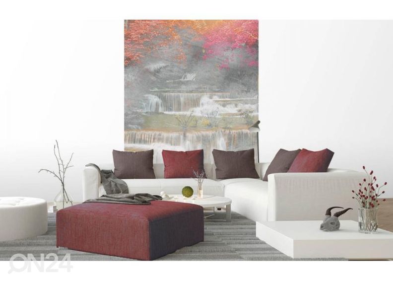 Non-woven kuvatapetti Waterfall Abstract II 225x250 cm kuvasuurennos