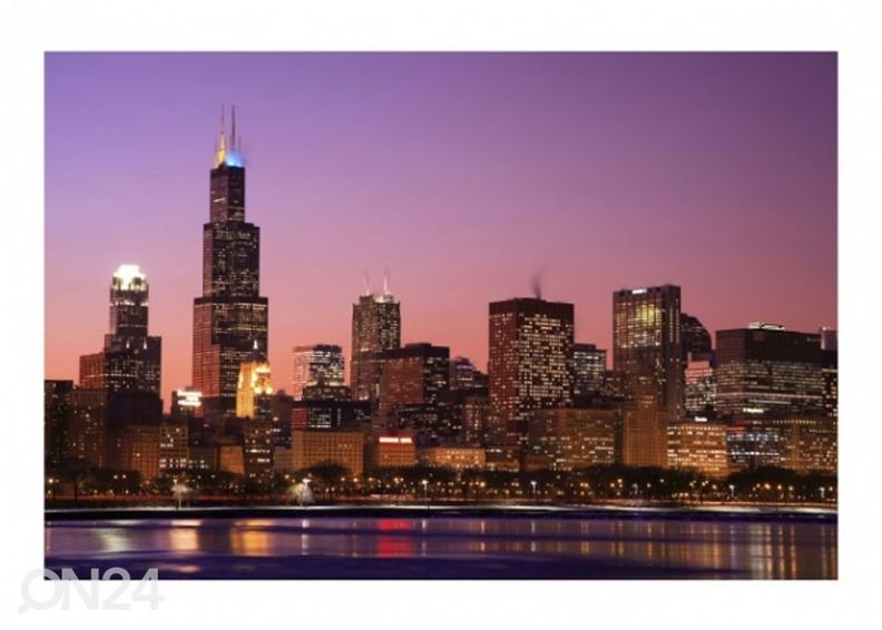 Non-woven tapetti Chicago Skyline kuvasuurennos