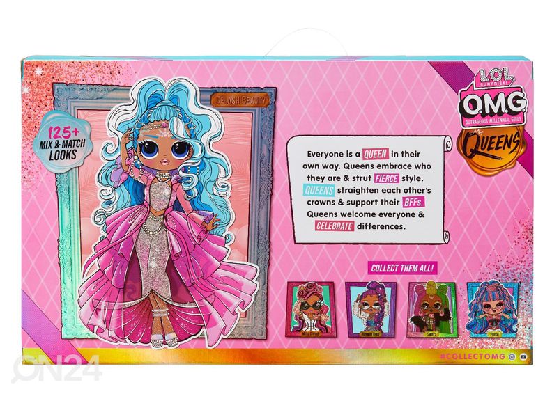 Nukke Splash Beauty L.O.L. Surprise OMG Queens 24 c kuvasuurennos