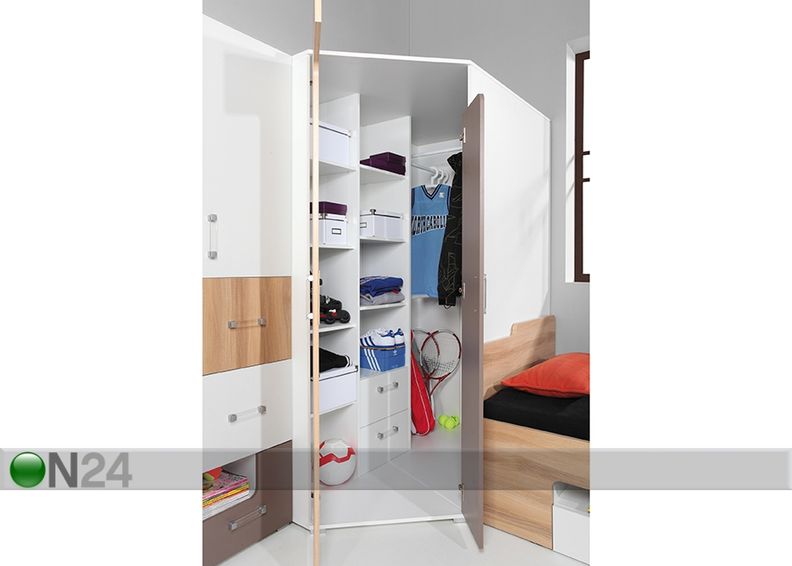 Nurkkavaatekaappi GLOBE kuvasuurennos