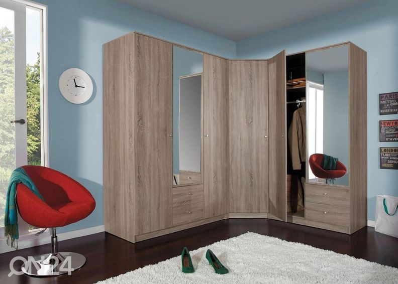 Nurkkavaatekaappi TIMO 4 kuvasuurennos