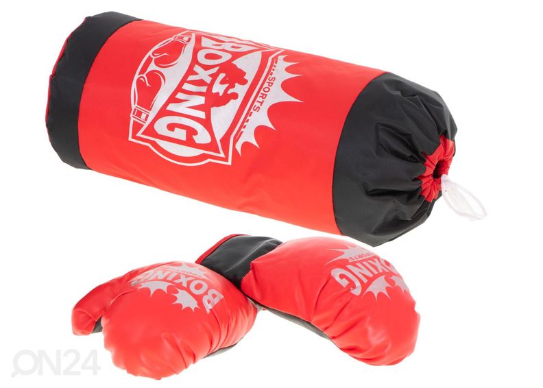 Nyrkkeilysäkki ja nyrkkeilyhanskat kuvasuurennos