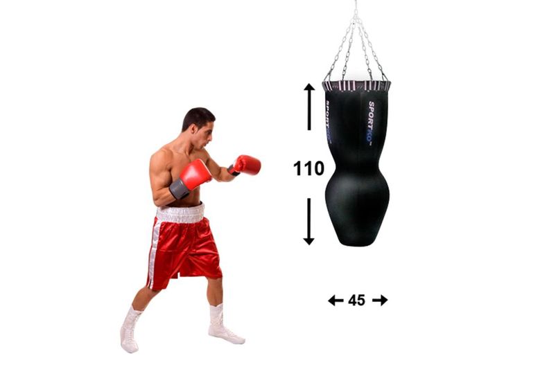 Nyrkkeilysäkki MMA SportKO Silhouette MSP 45x110 cm kuvasuurennos