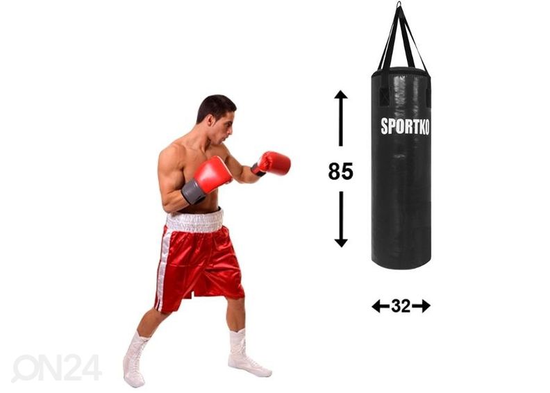 Nyrkkeilysäkki SportKO Classic MP3 32x85 cm 15 kg kuvasuurennos