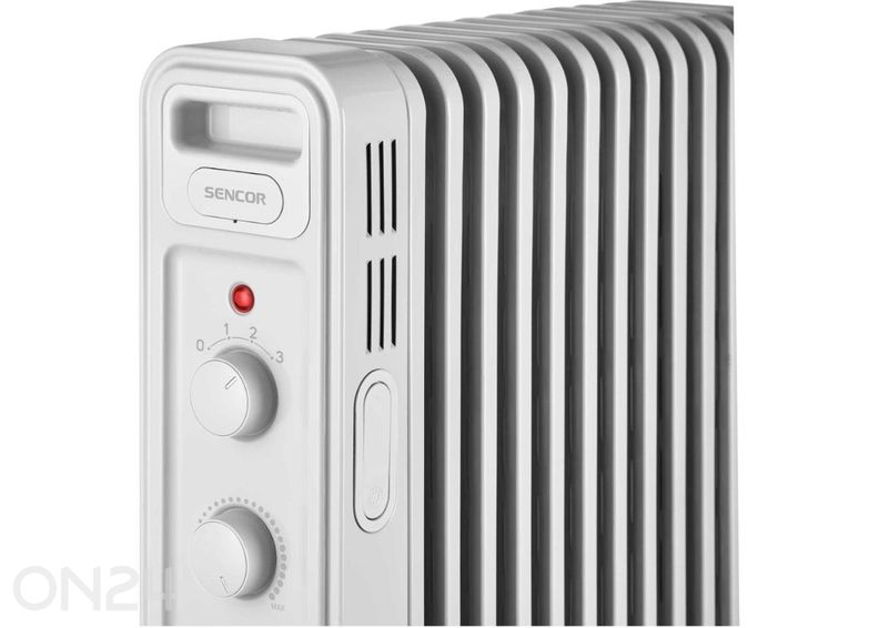 Öljyradiaattori Sencor SOH3413WH, valkoinen kuvasuurennos