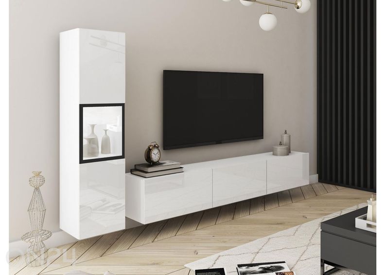 Olohuoneen kalusteet Berlin I + LED kuvasuurennos
