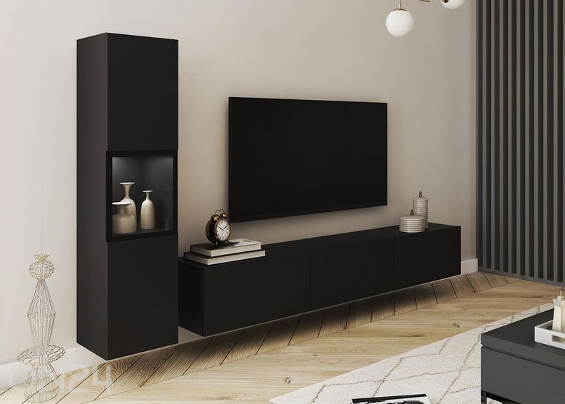 Olohuoneen kalusteet Berlin I + LED kuvasuurennos