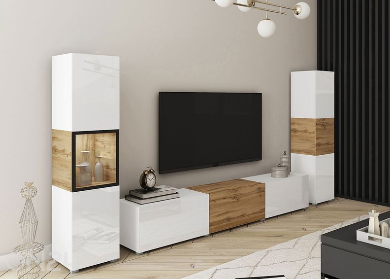 Olohuoneen kalusteet Berlin III + LED kuvasuurennos