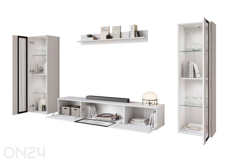 Olohuoneen kalusteryhmä Kansas + LED kuvasuurennos