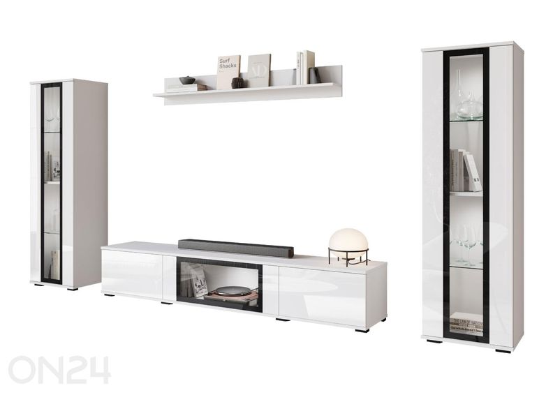 Olohuoneen kalusteryhmä Kansas + LED kuvasuurennos