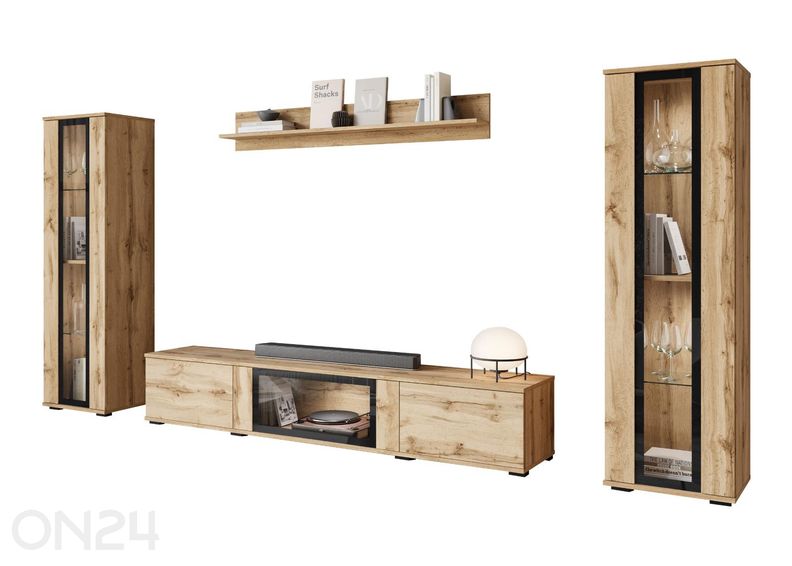 Olohuoneen kalusteryhmä Kansas + LED kuvasuurennos