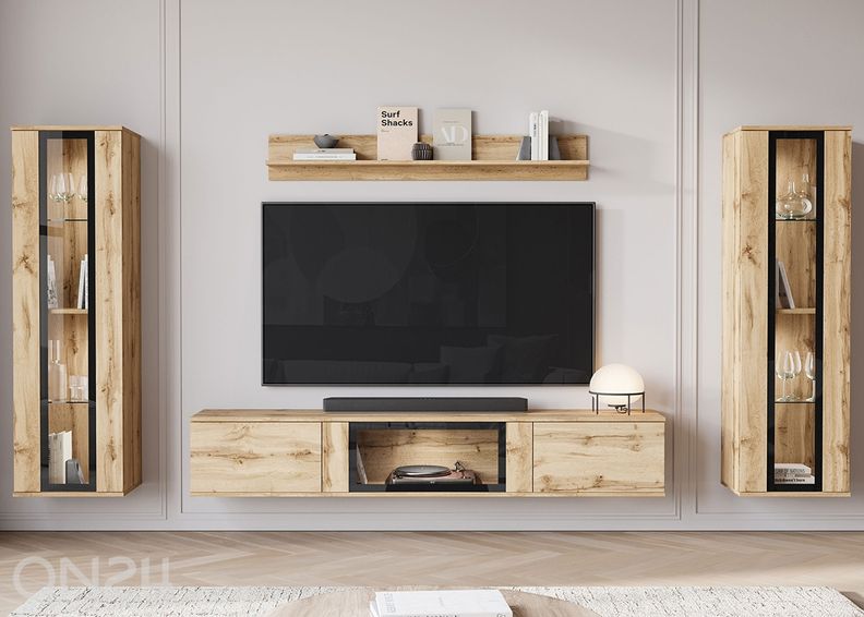 Olohuoneen kalusteryhmä Kansas + LED kuvasuurennos