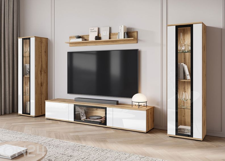 Olohuoneen kalusteryhmä Kansas + LED kuvasuurennos