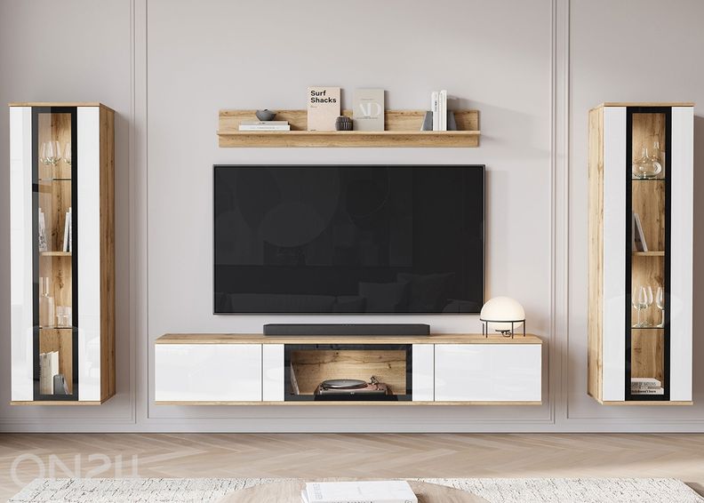 Olohuoneen kalusteryhmä Kansas + LED kuvasuurennos